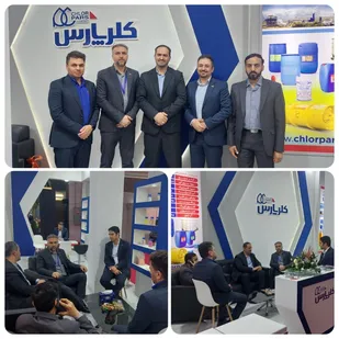 حضور دکتر اله بداشتی در غرفه کلرپارس-تبریز