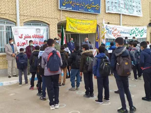 مراسم بزرگداشت روز بسیج دانش آموزی در بسطام+ تصاویر