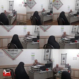 برگزاری میز خدمت در حوزه مقاومت بسیج حضرت معصومه ناحیه دزفول