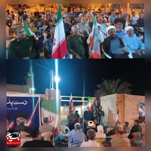 برگزاری تجمع اقتدار حماسی مردم شهرزهره بخش چم خلف عیسی هندیجان