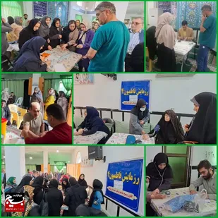 اردوی جهادی بسیج جامعه پزشکی نوشهر در روستای شمعجاران