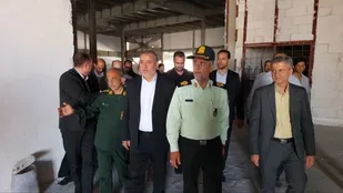 بازدید مسئولان خراسان جنوبی از روند اجرای پروژه مرکز فرهنگی باغ موزه دفاع مقدس