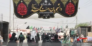 برپایی موکب "امت محمد (ص)" در مسیر نجف به کربلا