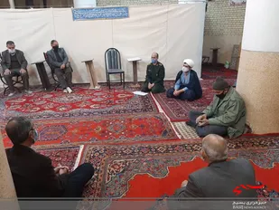 قرارگاه حافظان سلامت پایگاه بسیج شهدای بویین برگزار تشکیل شد.