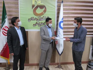 آئین تکریم و معارفه مسئول بسیج دانشجویی دانشگاه فنی و حرفه&zwnj;ای استان سمنان برگزار شد