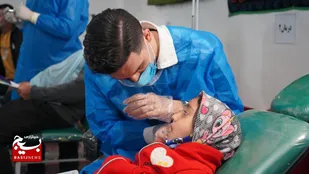 کاروان سلامت صنعت نفت و سپاه کربلا به روستاهای چهاردانگه ساری رسید