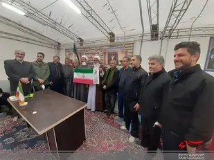 بازدید معاون استاندار قم و مدیرکل بنیاد شهید از پایگاه بسیج گلزار شهدا+ تصاویر