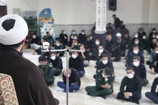 مراسم عزاداری روز چهارم محرم در سپاه انصارالمهدی (عج)استان زنجان برگزار شد + تصویر