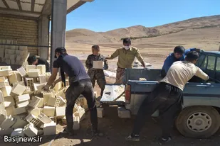 خدمت&zwnj;رسانی گروه جهادی شهید &laquo;آریافر&raquo; در روستای برفیان تویسرکان