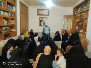 برگزاری برنامه یادواره خانگی درمنزل  پدری شهیدان عبدالمهدی ومحمدکریم پیرحیاتی توسط پایگاه مقاومت حضرت رقیه(س)