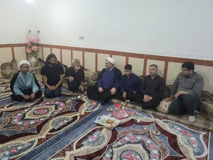 تجلیل از صبر و ایثار خانواده شهید شاکر محیسنی در شهرستان هندیجان