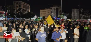 تجمع پرشور مردم مشهد در حمایت از نیروی&zwnj;های مسلح و بشارت فتح