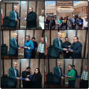 تجلیل و تقدیر از خبرنگاران به مناسبت روز خبرنگار در منطقه برق پیشوا