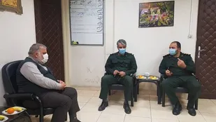 بررسی برنامه های فرهنگی در دیدار فرمانده سپاه ناحیه ری با رییس بنیاد شهید شهرستان