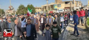 حضور پرشور مردم گتوند در راهپیمایی ۲۲بهمن،معادلات دشمنان رابه هم زد