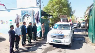 اهدا ۱۵سری جهیزیه به نوعروسان نیازمند شهرستان آران و بیدگل