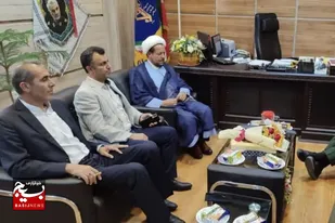 دیدار امام جمعه شهرستان جم با فرمانده سپاه این شهرستان