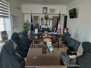 دیدار بانوان جهادی پیشوا با فرمانده سپاه
