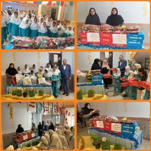 کمک به دانش آموزان بی بضاعت آغاجاری در ماه مبارک رمضان