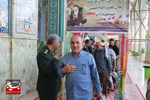برگزاری مراسم متمرکز بدرقه و اعزام راهیان نور غرب کشور در امامزاده عبدالله گرگان
