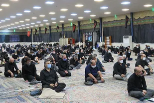 برگزاری مراسم سوگواری دهه اول محرم الحرام در حسینیه عاشقان ثارالله+تصاویر