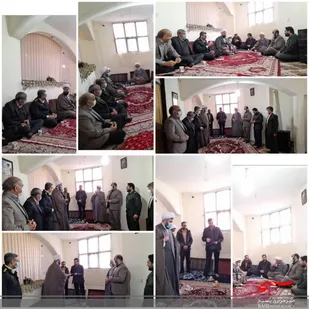 دیدار مسئولین شهر مجن با خانواده شهدا و ایثارگران و بسیجیان + تصاویر