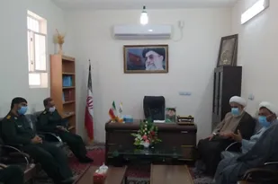 دیدار فرمانده سپاه میناب با امام جمعه این شهرستان