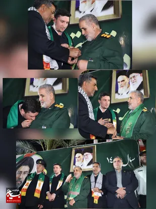 کاروان بیرق&zwnj;های معنوی، سرهنگ حاتم عبیداوی را مفتخر کرد