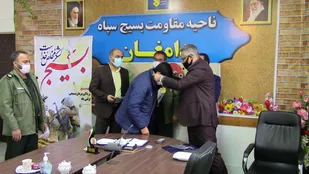 برگزاری مراسم تجلیل از دانش آموزان بسیجی مدال آور دامغانی