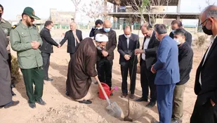 مراسم روز درختکاری در شهرستان برخوار+تصاویر