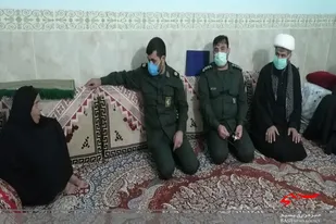دیدار با خانواده شهدا در قصرقند