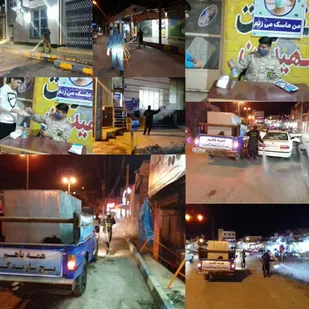 اقدامات جهادگران بسیجی مسجدسلیمان برای مقابله با کرونا