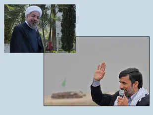 روحانی رفت کیش ،احمدی نژاد شلمچه