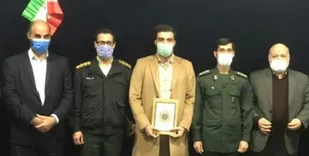 تقدیر از پژوهشگر برتر بسیجی حوزه ۱۲۵ شهید رجایی سپاه ناحیه امام حسین(ع) کرج