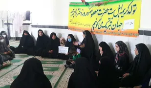 میقات صالحین دختران و مادران بسیجی در نماز جمعه دهلران&nbsp;