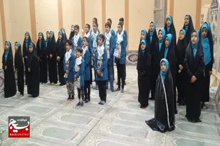 اجرای تمرینی گروه سرود نجوا ورزشکار ان نوجوان