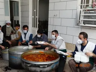 طبخ و توزیع ۵۰۰۰ هزار پرس غذا در عید غدیرخم