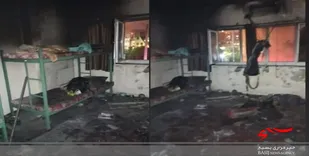 آتش&zwnj;سوزی در خوابگاه دانشجویی علوم پزشکی اهواز/آسیبی به دانشجویان نرسید