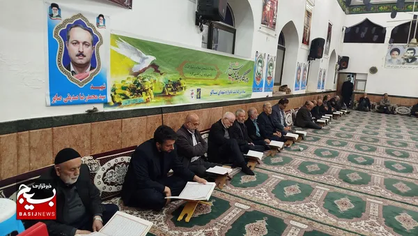 مراسم یادواره شهدا در آستانه اشرفیه