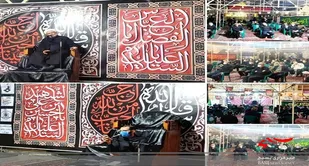 شب تاسوعا در مسجدجامع شهرکرد