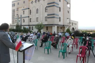 رونمایی از پرچم متبرکه غدیریه در دانشگاه آزاد اسلامی شاهرود