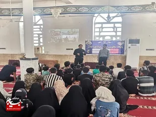 گردهمایی بسیجیان جنوب بخش دلوار به مناسبت روز مساجد