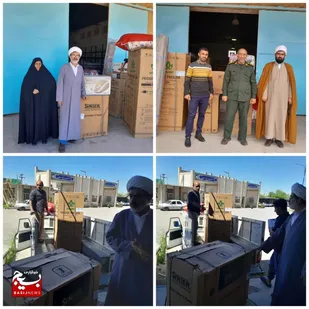 اهدا دو سری جهیزیه به نوعروسان توسط سپاه بهبهان