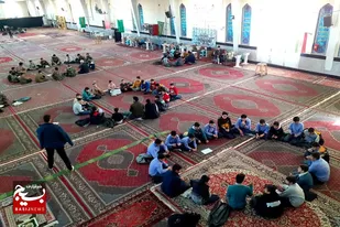 برگزاری میقات صالحین بسیجیان بهار به مناسبت هفته بسیج