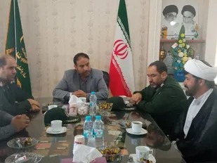 دیدار فرمانده سپاه ناحیه کاشمر و هیئت همراه با مدیر جهاد کشاورزی به مناسبت هفته جهاد کشاورزی