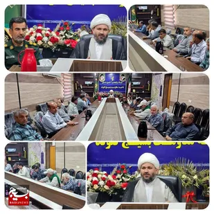 نشست بصیرتی امام جمعه با پاسداران بازنشسته شهرستان گتوند