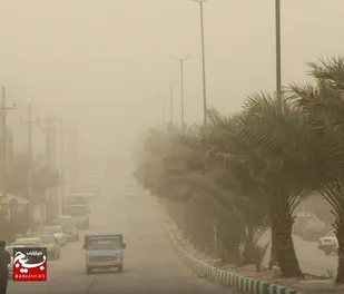 احتمال وقوع گرد و غبار موقتی تا اواخر هفته در خوزستان
