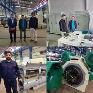 بازدید از واحد صنعتی زرین پرشیا صنعت در شهرک بشل استان مازندران