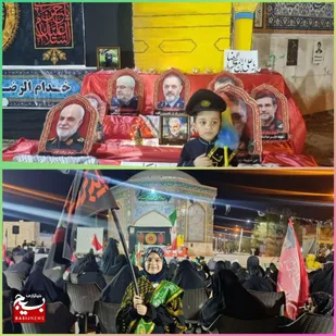 برگزاری پویش کاروان پیاده روی به یاد امام شهید دربندر هندیجان
