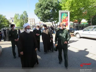 سفر مسئول نمایندگی ولی فقیه در سپاه عاشورا به ورزقان